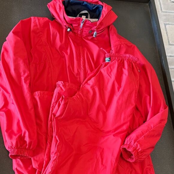 Rukka 2pc Set Women's Red Windbreaker Jacket and pants size 34/XS-S - Picture 6 of 16